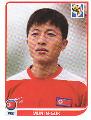 Mun In-Guk Korea DPR samolepka Panini World Cup 2010 #517